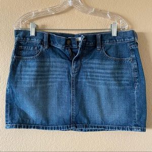 Old Navy Women's Dark-wash Jean Skirt, Size 10
